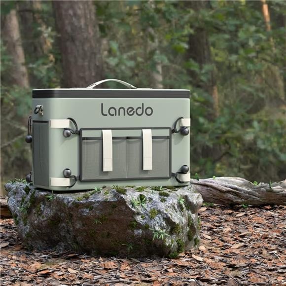 Lanedo 34-Can Soft-Sided Cooler - Collapsible, Leak-Proof - Use All Summer Long - Picture 1 of 7